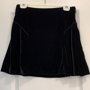 Forever 21 black velvet skirt